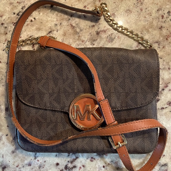 Michael Kors Brown Crossbody Bag - Picture 3 of 8